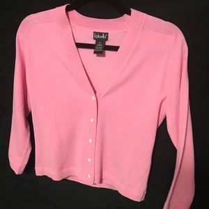 Rafaella Small Women’s Sweater Cardigan Pink